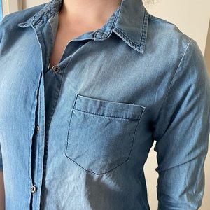 ELSE Chambray Button Down Shirt